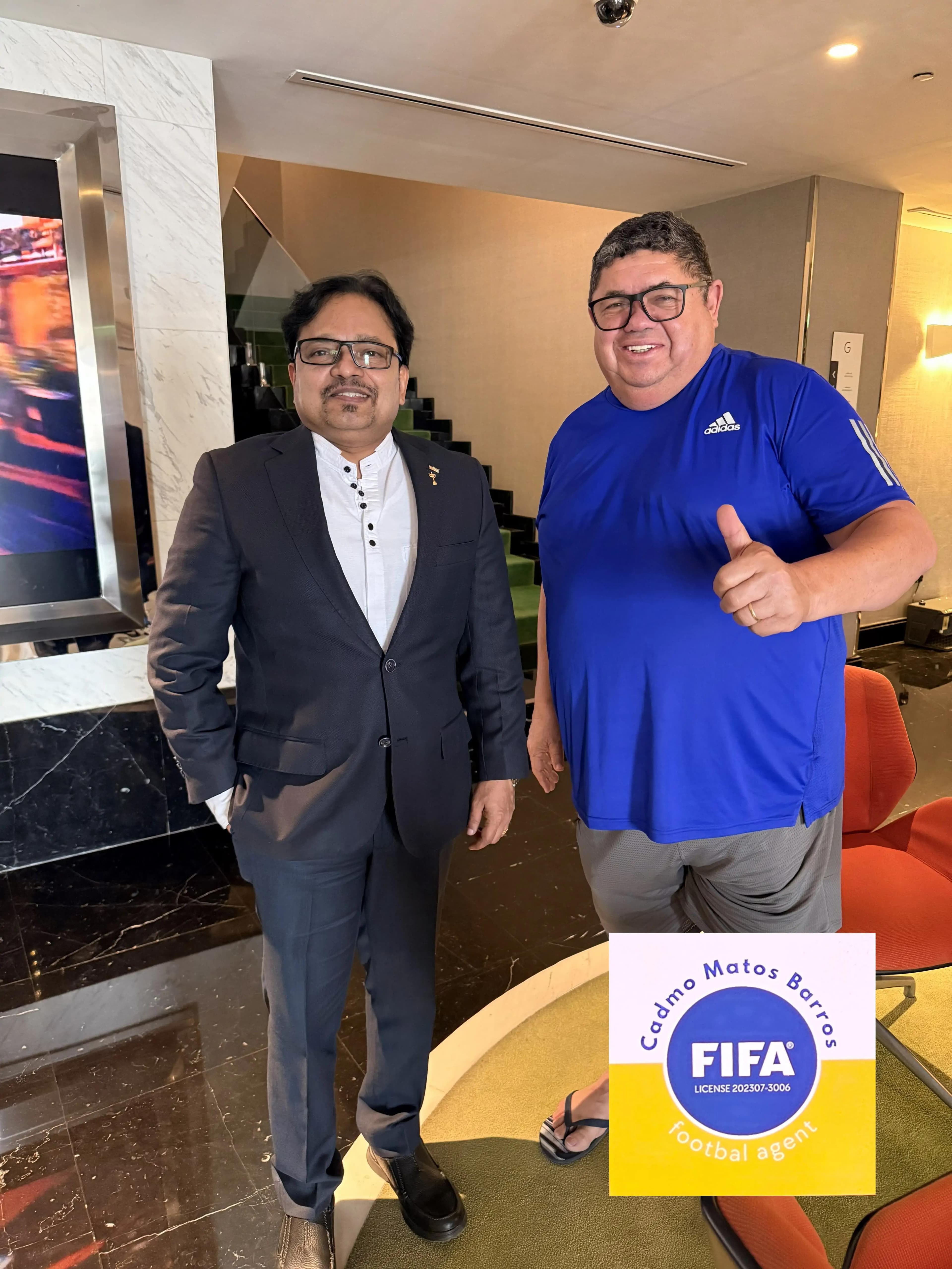AURION MD with Cadmo Matos Barros, FIFA footbal agent