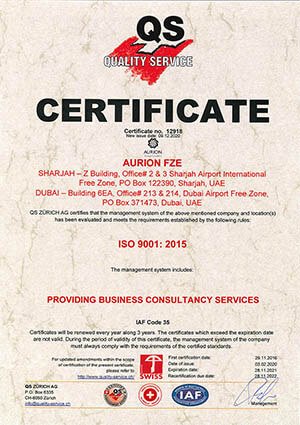 ISO Certified Business Consultants