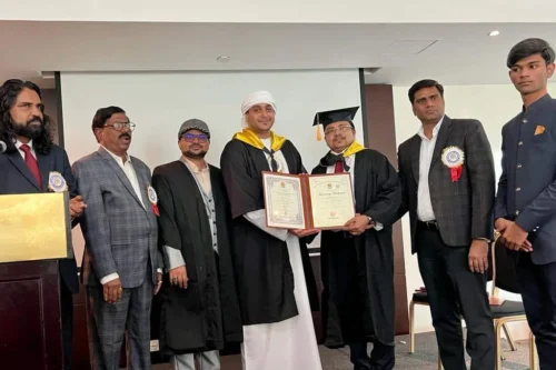 AURION Managing Director Received Honorary Doctorate from Socrates Social Research University
