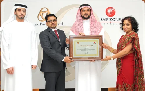 Sharjah Airport International Freezone Strategic Partner Award 2013